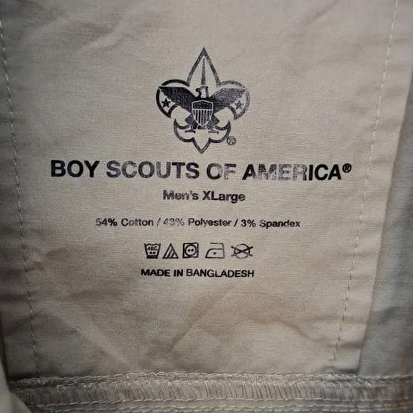 Boy Scouts BSA Uniform Short Sleeve Shirt, Khaki Size XLarge - Picture 5 of 8